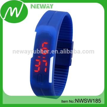 Wholesale Waterproof Colorful Silicone Led Watch