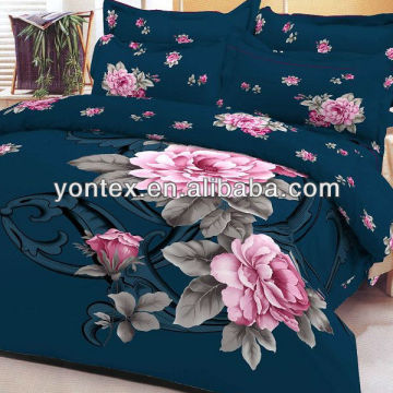 Pure Cotton 3D Reactive Printed Luxury Duvet Cover Set