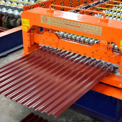 ce and iso passed superior flange roll forming machin