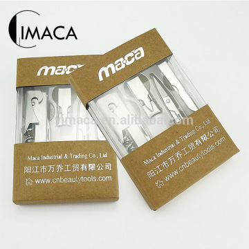 High quality stainless steel professional man care travel manicure tools set