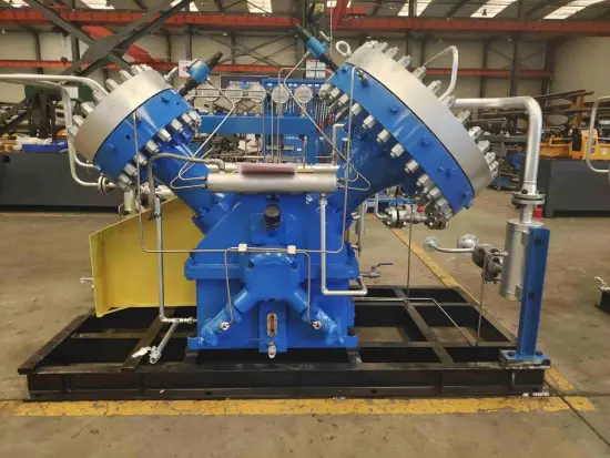 High pressure hydrogen diaphragm compresssor