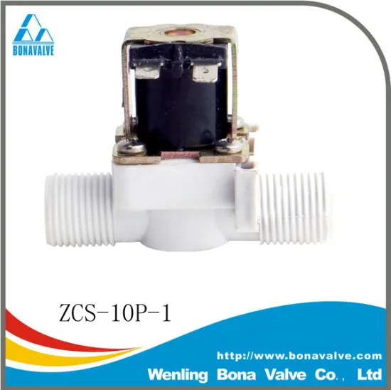 Plastic Liquid Solar Water Heater Solenoid Valve ( ZCS-10P-1)