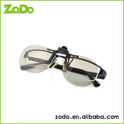 factory circular polarized tianium alloy rack 3d glasses