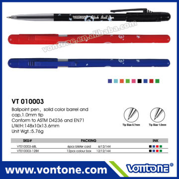 stick ball point pen