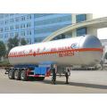 12.7m Thr-poros dicairkan Gas transportasi Semi Trailer