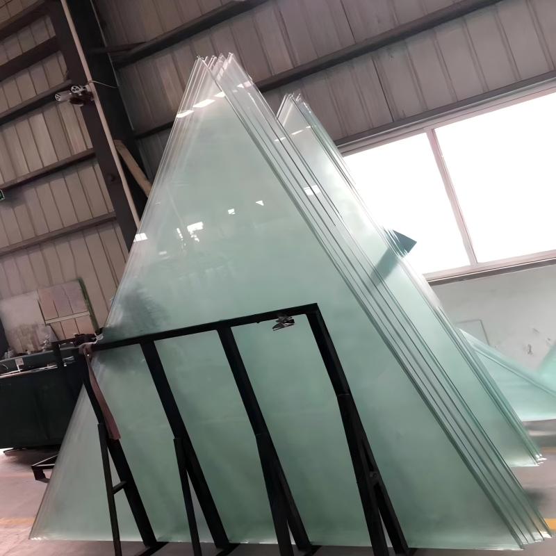 Custom-shaped cut SGP laminated glass
