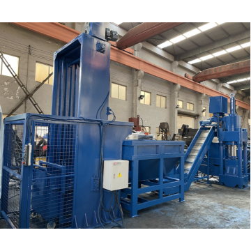 Aluminum Turnings Files Scrap Briquette Press Machine