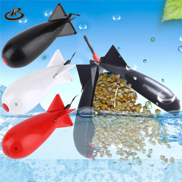 Carp Fishing Tackle: Rocket-Style Feeder, Automatic Bait Thrower, and Deep Water Loading Gear
