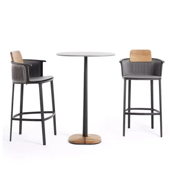 Modern Bar Stool and Portable Table Set for Events