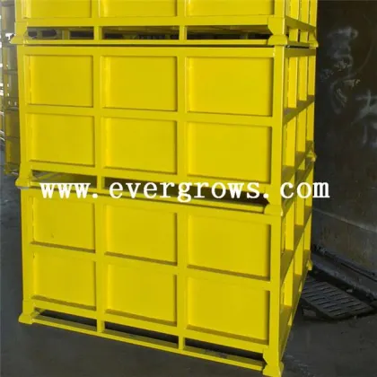 Stacking Collapsible Side Door Industry Storage Box For Warehouse Alibaba China