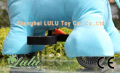 coche de paseo en elefante azul