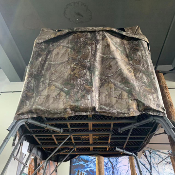 2-Man Tube and Fabric Hard Sided Hunting Blind/Tower
