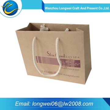 Custom Logo Reusable paper shopping bag for sale