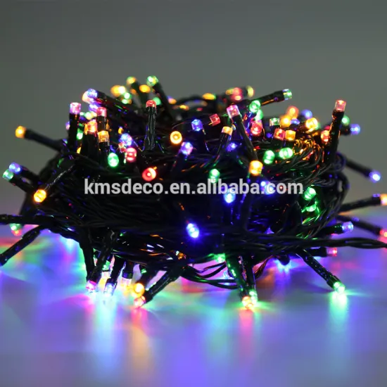 outdoor battery operated 8 function flashing muticolor led fairy lights 5M 50L