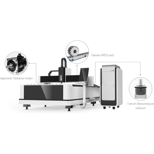 Máquina de corte por láser de fibra de metal de 1000W de calidad europea