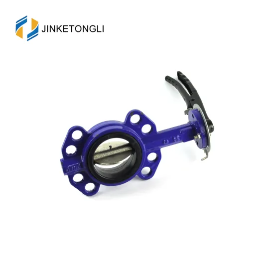 JKTLWD028 viton seat ductile iron bidirectional butterfly valve