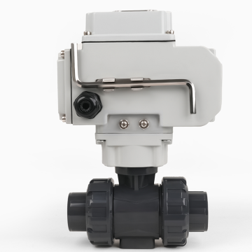 Katup Bola Serikat Listrik UPVC untuk Keperluan Industri