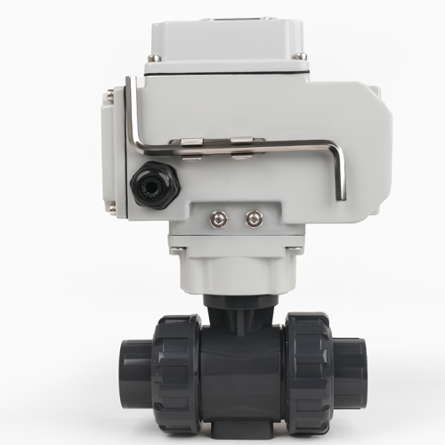 Katup Bola Serikat Listrik UPVC untuk Keperluan Industri