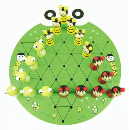 Funny animal checkers wooden checkers toy,Education wooden checkers toy for kids,Wooden checkers game toy for children