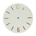 White Minimalism Dial Applied Indices For Watch