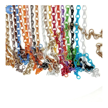 Hot Sales Lightweight Colorful Aluminum Double Hook Fly Screen Mesh Curtain for Room Divider