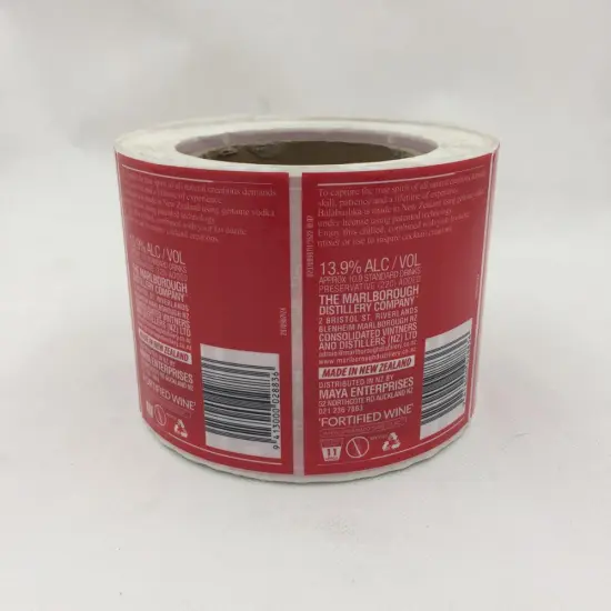 PET Material Adhesive Waterproof Bottle Sticker
