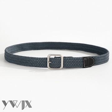 Blue Elastic Canvas Woven Belt (Unisex, Wholesale)​