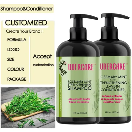 Fast Shipping Organics Rosemary Mint Strengthening Shampoo and Hair Masque