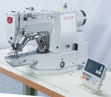 JT430D Industrial Lockstitch Sewing Machine with Direct Drive Motor and Computer Bar Tacking