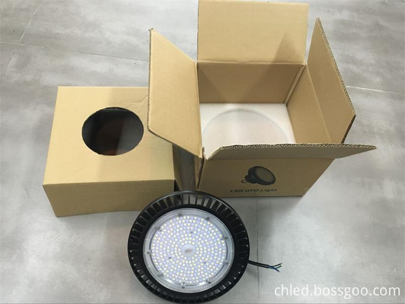 package of LED shoebox light