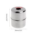 51*61*15mm Stainless Steel Ball Float Magnetic Floating Level Switch Flow Sensor J6PC