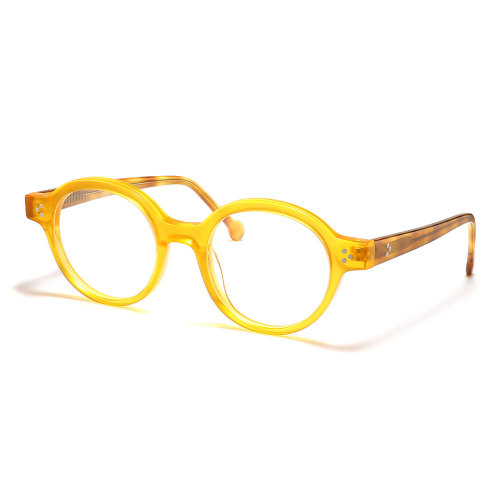 Luxury Acetate Optical Glasses Round Acetate Optical Frame Supplier