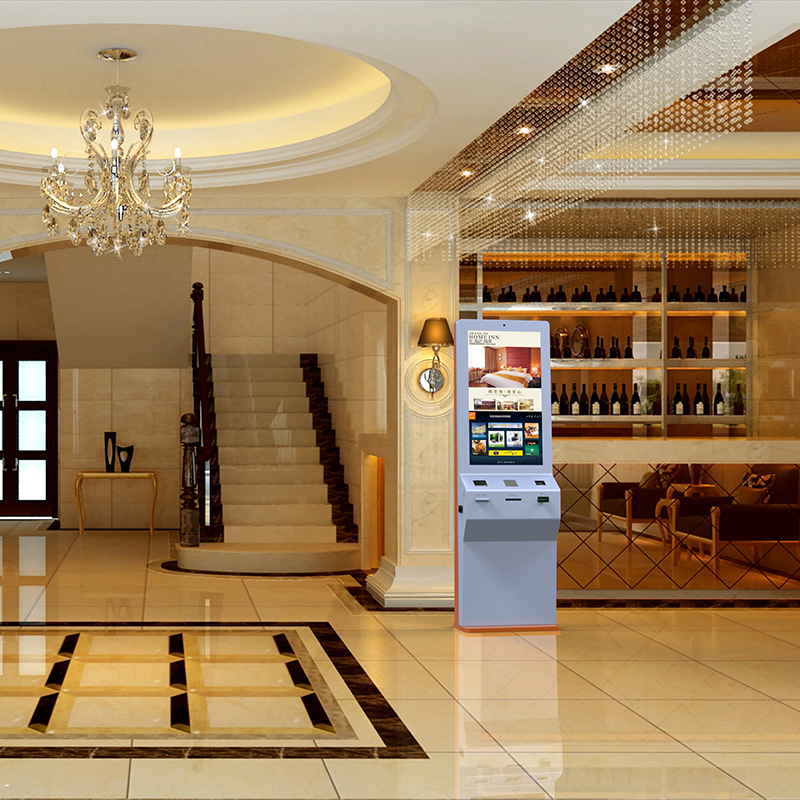 Hotel Lobby Self-Check-In Kiosk