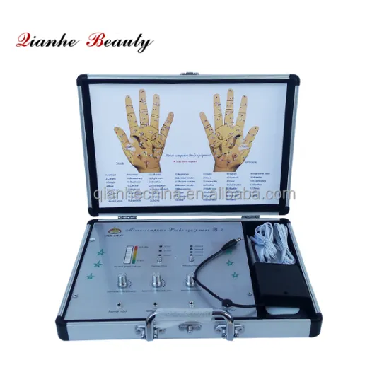 Hand diagnosis detecting acupoints health analyzer machine