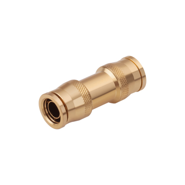 DOT Approved Brass Push-in Air Brake Line Fitting Union Connector