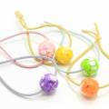 Colored Round Beads Elastic Hair Band Tie Women Girls Simple Fashion Hair Scrunchies Ponytail Holders Hair Accessories