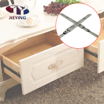 36mm 16 Inch Metal Locking Ball Bearing Drawer Slides for Furniture