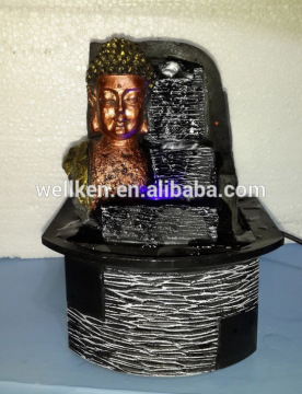 polyresin tabletop water fountains,resin indoor water fountain,polystone buddha mini fountain
