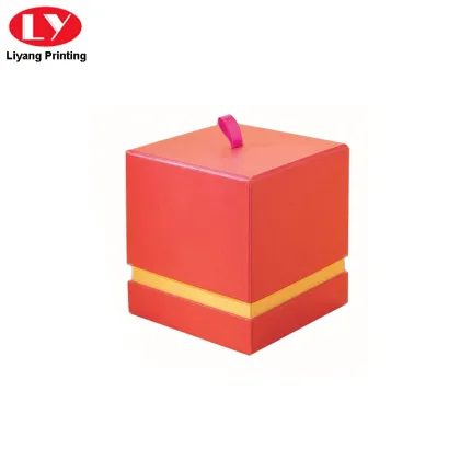 candle box paper packaging box with lid