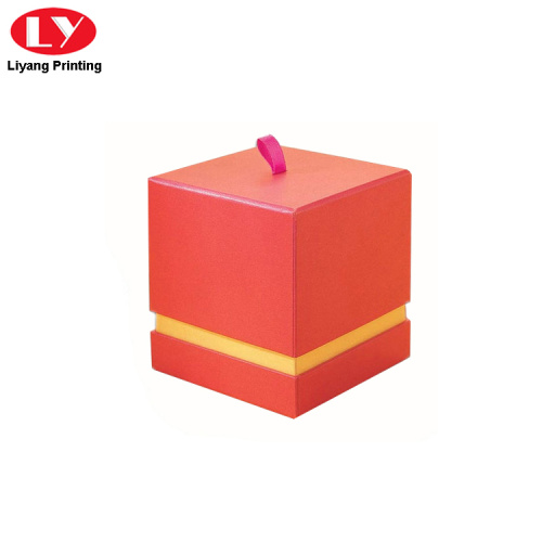 candle box paper packaging box with lid