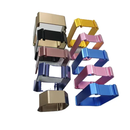 Custom CNC Machining Services for Color-Anodized Aluminum Battery Cases and Profiles