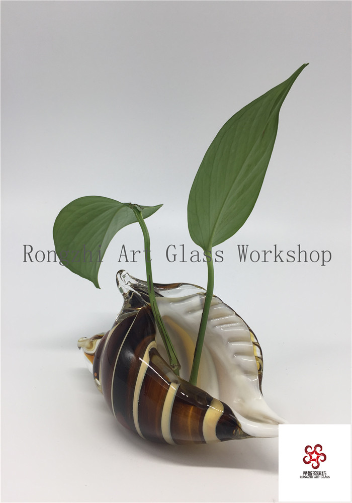  Seashell glass sculpture