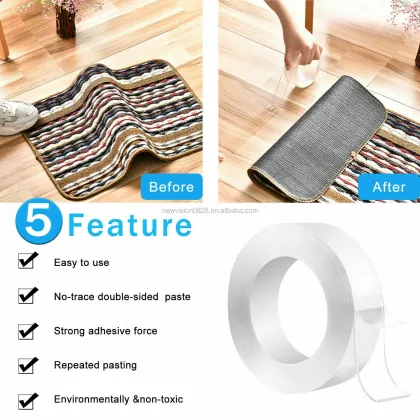 Removable Transparent Nano Double-Sided Adhesive Tape - No Trace