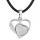 Opalite Love Heart Birthstone Pendante Colliers de pierre précieuse pour les femmes