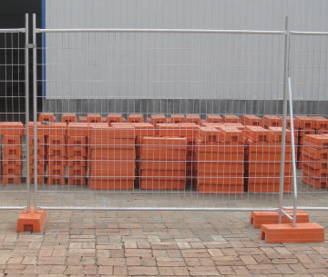 Construction Temporary Fence Panels with Bases