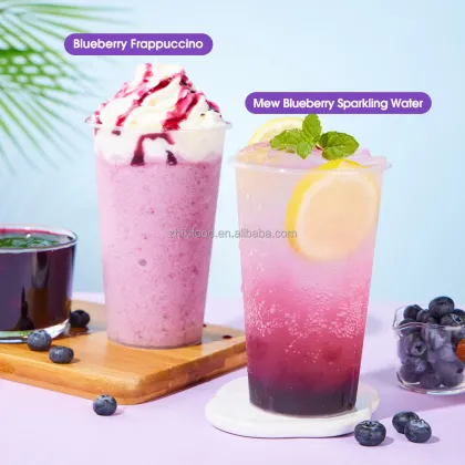 1.3kg Real Fruit Blueberry Jam: Perfect for Smoothies and Frozen Drinks