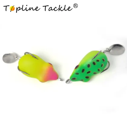 5pcs/Lot Frog Lure Fishing Lures Soft Artificial Fishing Bait Topwater Wobbler Bait For Pike Snakehead Soft Bait