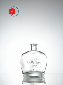 Glass Bottle with Round Shape
