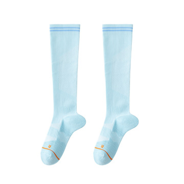 Xiangyi Women's Fitness Compression Calf Socks: Terry Sweat-Absorbing, Breathable, Comfortable Running Knee Socks