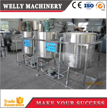 Factory Price Small Scale Palm Oil Refining Machinery for Sale